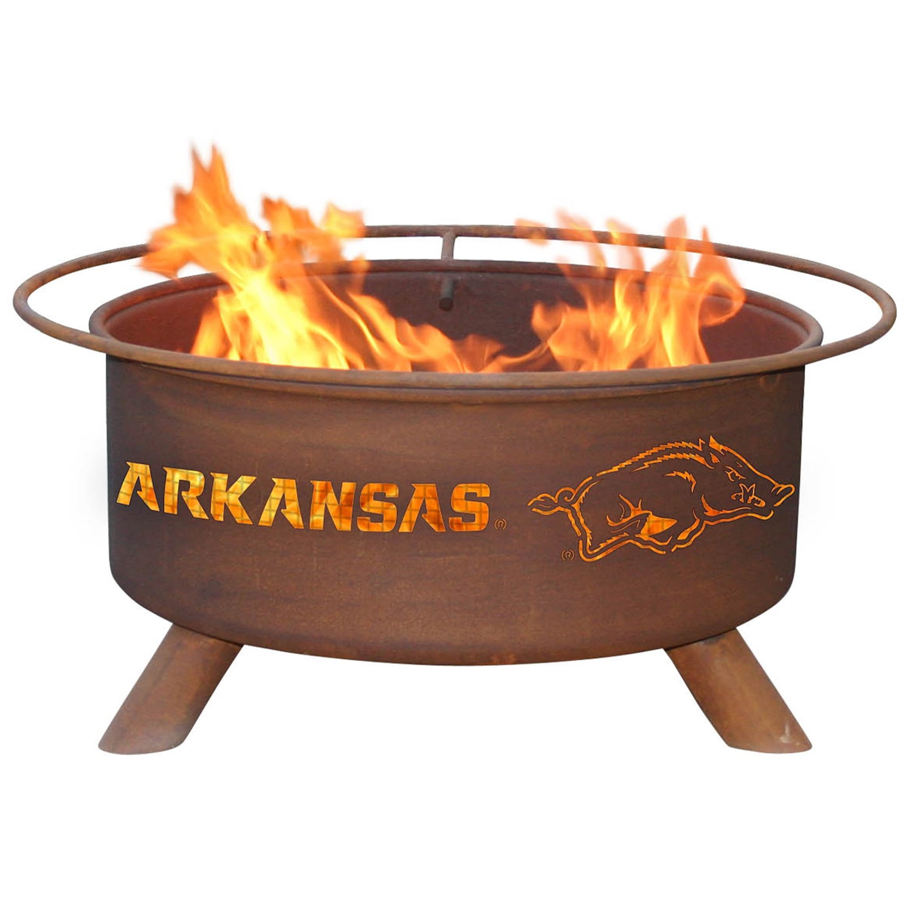 Ruat Razorback Arkansas Razorbacks Fire Pit - Walmart.com
