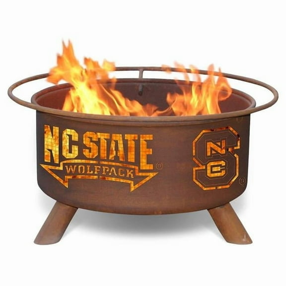 Patina Products North Carolina State Fire Pit - Rust - 30 Inch Diameter