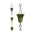 thumbnail image 1 of Patina Products Verdigris Fluted Cup Rain Chain R252, 1 of 3