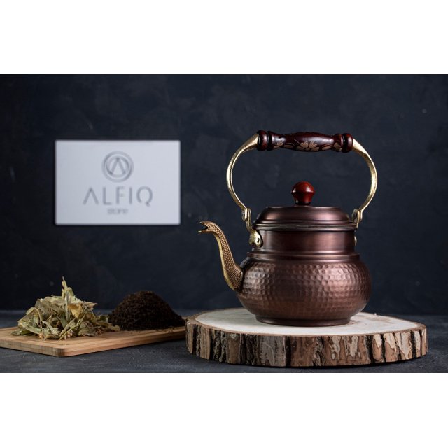 Patina Solid Copper Teapot Stovetop, 1.6 Quarts (1.5 Liter) 100