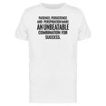 thumbnail image 1 of Patince Pesistence Success Quote Tee Men's -Image by Shutterstock, 1 of 2