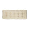 thumbnail image 1 of Patio Bench Cushion, Soft Beige, Stripe, 48”W, 1 of 8