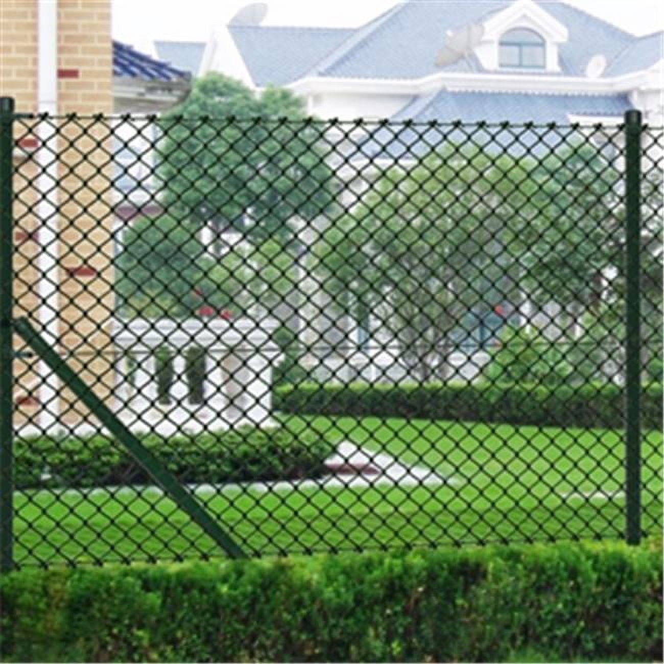 Patio Chain Link Fence with Posts Hardware Garden Outdoor Border Sizes Opt  - Walmart.com