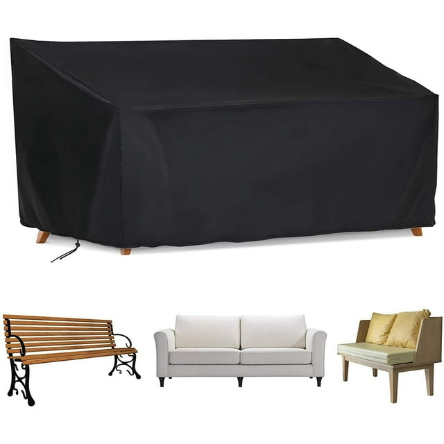 Patio Chair Cover, Outdoor Bench Cover, Patio Sofa Cover Waterproof Loveseat Cover 70"Lx30"Wx35