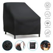 Patio Chair Cover Outdoor Furniture Covers 420D Oxford Waterproof Patio Sofa Loveseat Cover 38*31*29 inches Anti-UV Dust-Resistant