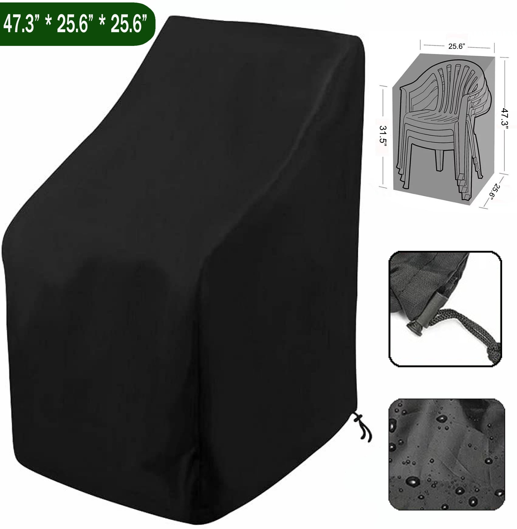 Patio Chair Covers,Lawn Patio Furniture Cover,Outdoor Chair Cover