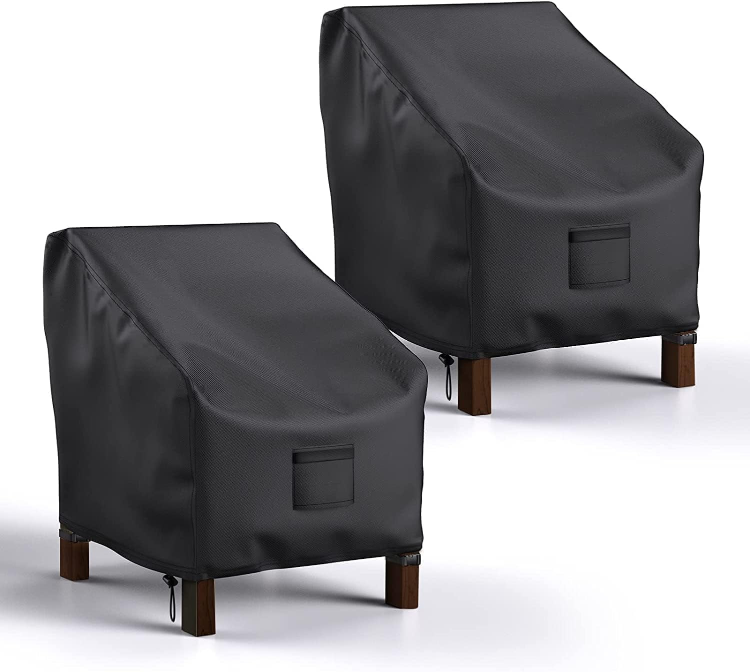 Patio Chair Covers Waterproof, Lounge Deep Seat Cover, Heavy Duty Outdoor Lawn Patio Furniture Covers (31" W x 38" D x 30" H - 2 Pack)