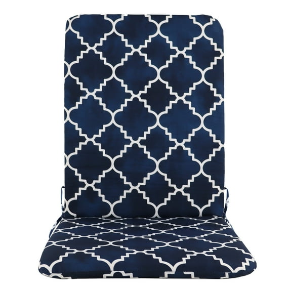 Patio Chair Cushion 18x19 Inch Waterproof Outdoor Seat Cushion, Weather Resistant with Ties for Dining Chairs, Deep Seat Furniture Cushions for Indoor and Outdoor Use