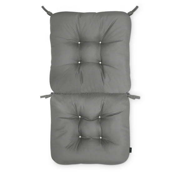 Patio Chair Cushion, Moon Mist, 21”W x 19”D (seat) x 22.5”H (back)