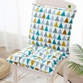 thumbnail image 1 of Patio Chair Cushions, One-Piece Seat and Back Cushion 40x40cm, Square Pad with Backrest for Small Chairs, Lumbar Support for Back Pain Relief, Non-Slip for Daily Use, 1 of 6