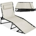 Patio Chaise Lounge Chair Outdoor Portable Folding inPool for Lawn