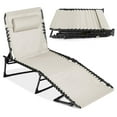 Patio Chaise Lounge Chair, Outdoor Portable Folding inPool Recliner