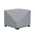 thumbnail image 1 of Patio Corner Sectional Cover 18 Oz Waterproof - 100% UV & Weather Resistant Patio Chair Cover with Air Pockets and Drawstring for Snug Fit (40W x 40D x 31H, Grey), 1 of 7