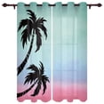 thumbnail image 1 of Patio Curtain Big Tree Lawn Lake Nature Kitchen Curtains In The Modern Living Room Bedroom Dining Room Translucent Curta, 1 of 6
