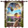 thumbnail image 1 of Patio Curtain Medieval Castle Palace Indoor Living Room Bedroom Kitchen Outdoor Drape For Porch Gazebo Pergola Canopy Be, 1 of 6