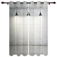 thumbnail image 1 of Patio Curtain Red Brick Retro Indoor Living Room Bedroom Kitchen Outdoor Drape For Porch Gazebo Pergola Canopy Beach, 1 of 6