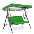 thumbnail image 1 of Ruroz Outdoor 3 Seat Swing Canopy Cover Replacement Waterproof Sunproof Swing Top+Chair Cover Set Swing Sunscreen Uv Protection for Patio Lawn Garden, 1 of 2