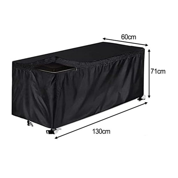 Patio Deck Box Cover Heavy Duty Oxford Waterproof Bench Outdoor Storage Deck Boxes Covers Garden Furniture Table Ottoman Dust Cover