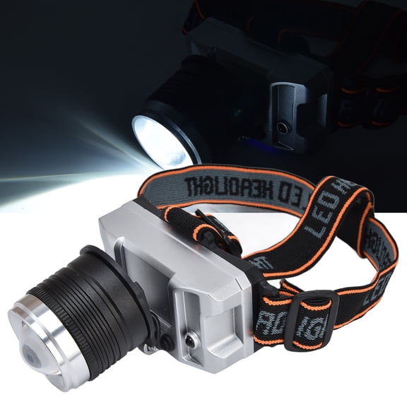 Patio Decor Up Close Work HeadLight, Smart Sensor Head Mounted Multi Function Mini Waterproof LED Headlamp 3 Lighting Modes with Adjustable Headband for Outdoor for Camping