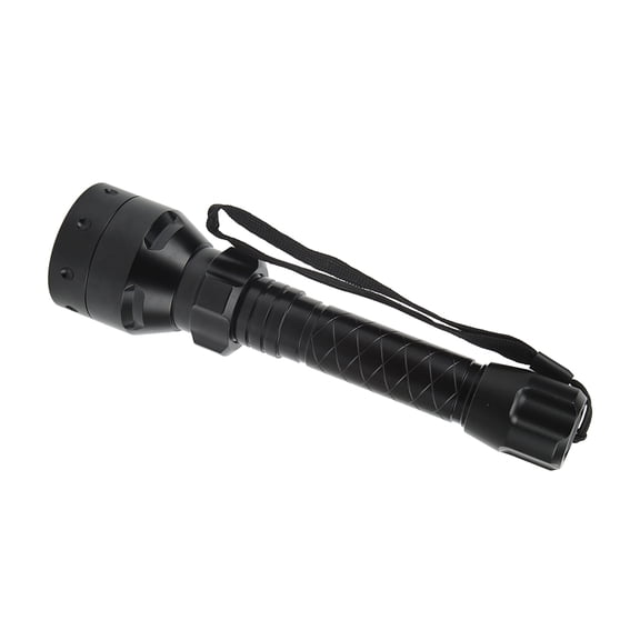 Patio Decor IR Flashlight, Aluminium Alloy Zoomable Infrared Flashlight for Hunting