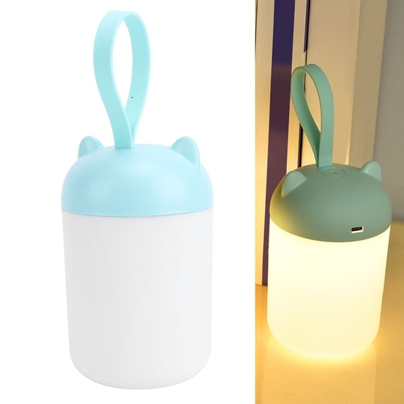 Patio Decor Nursery Night Light, USB Rechargeable LED Tent Lantern Stepless Dimming ABS for Indoor