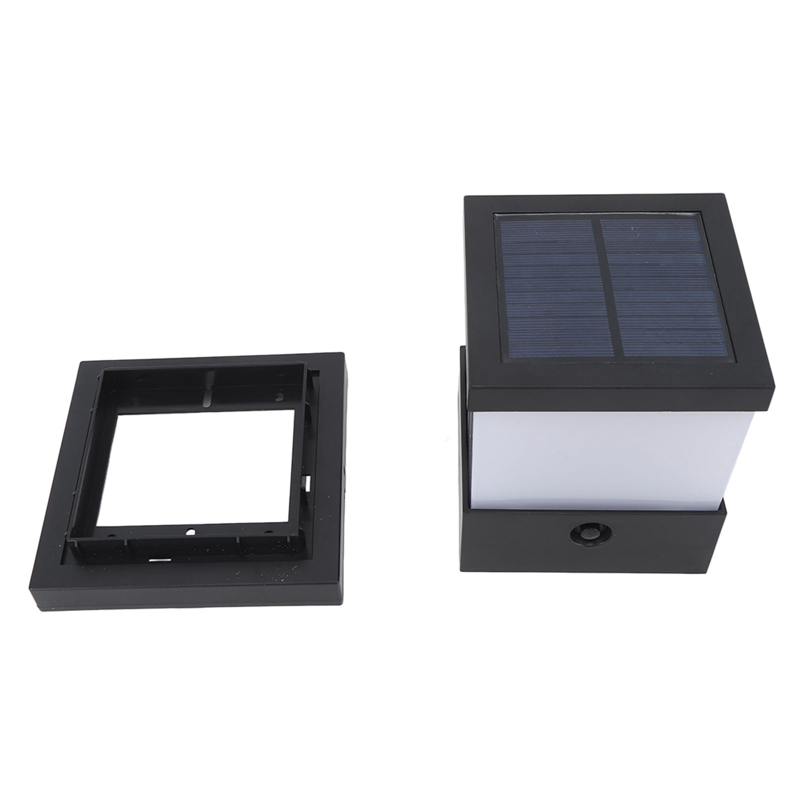 Patio Decor Outdoor Solar Lamp Post Light, Waterproof Outdoor Solar Post Cap Light for Courtyard