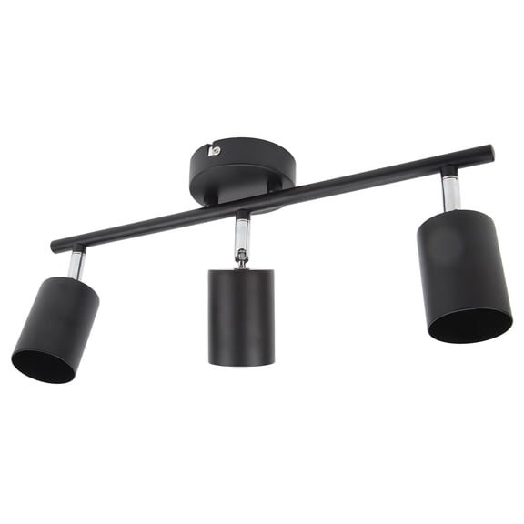 Patio Decor Track Lighting Kit, 85-265V 15.9in Arm LED Track Light Kit for Bathroom