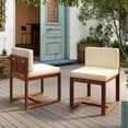 thumbnail image 1 of Patio Dining Chairs (Set of 2), Weather-Resistant Upholstered Seats for Outdoor Patio, Garden, 1 of 9