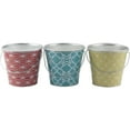 Patio Essentials 3pk. Citronella Candle Geo Bucket; 5.71, 18oz