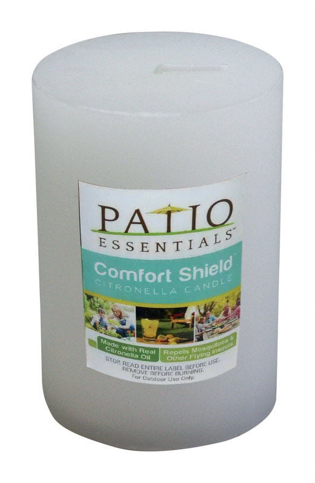 Patio Essentials Citronella Pillar Candle For Mosquitoes/Other Flying