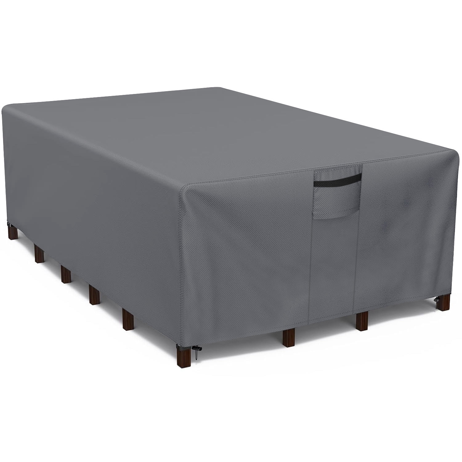 Patio Sofa Cover Waterproof, Lawn Patio Furniture Cover UV Resistant, Heavy Duty Outdoor Couch Cover with Handle
