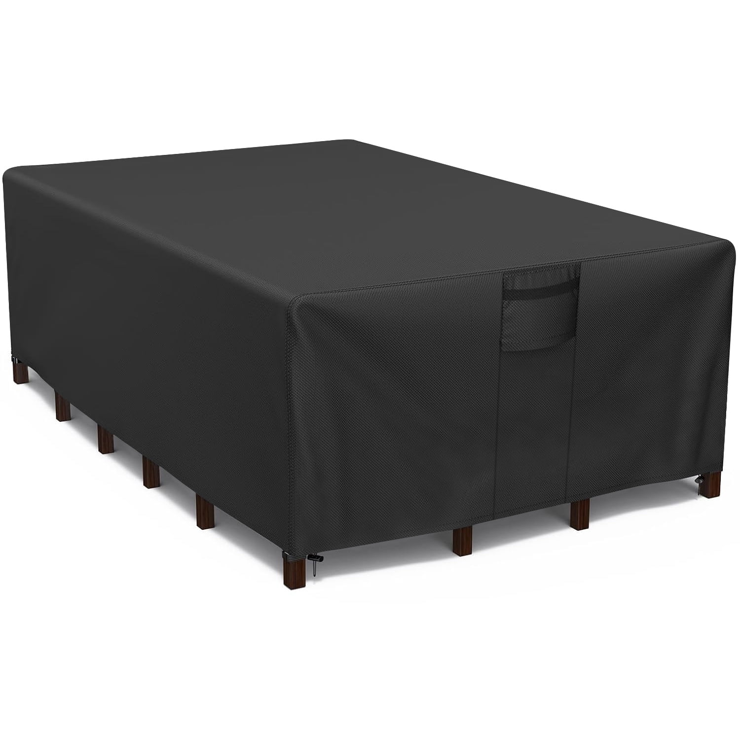 98"L x 78"W Jumbo Patio Furniture Cover - for 8-Seater Dining Sets & L-shaped Sofas, Heavy Duty Waterproof Outdoor Sofa Cover