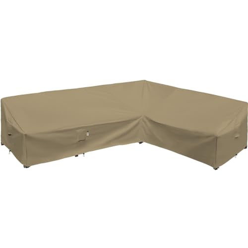 Patio Furniture Cover,Heavy Duty Outdoor Sectional Sofa Cover, 120"X90