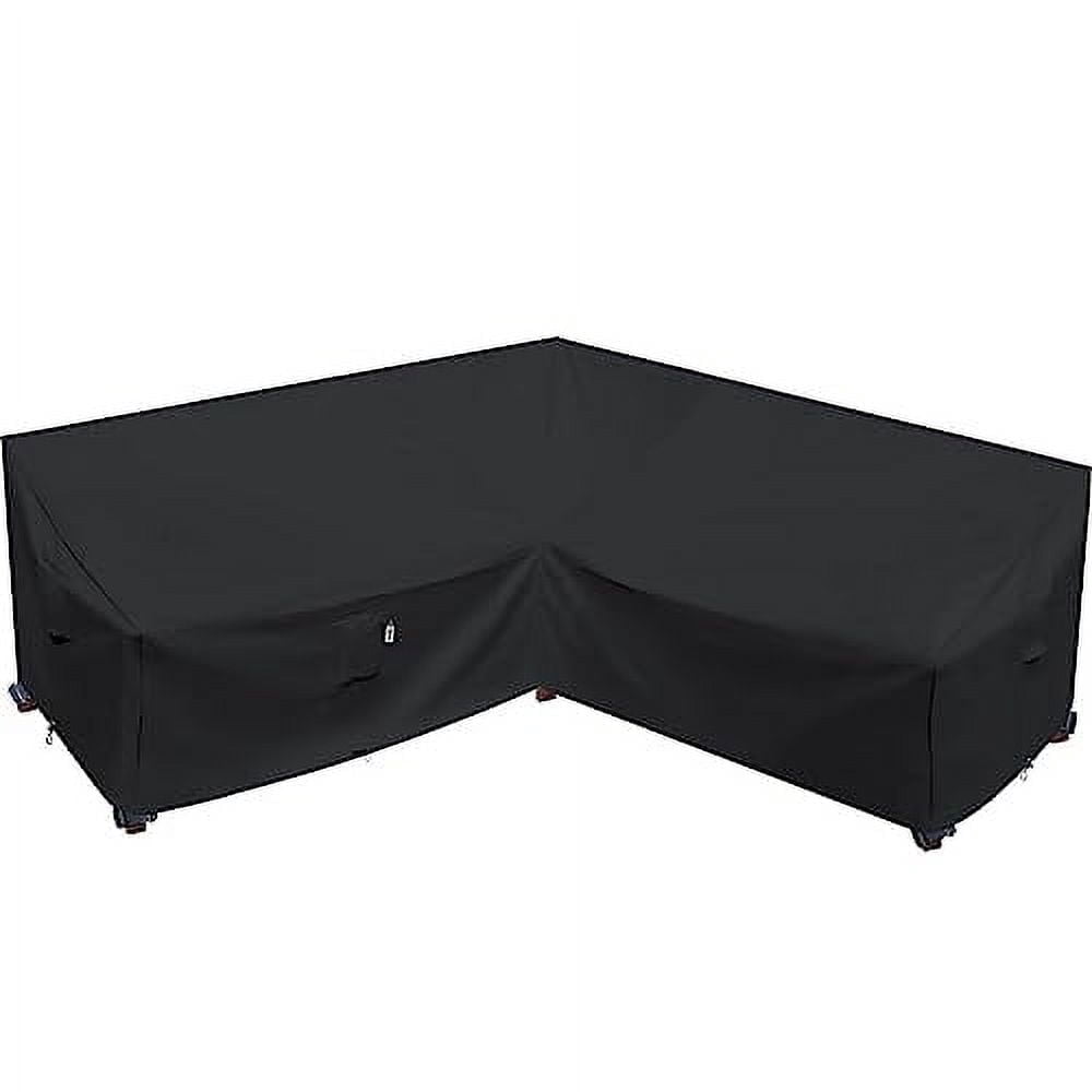 Flexiyard Outdoor Sectional Sofa Cover, 85“ x 85" V-Shaped