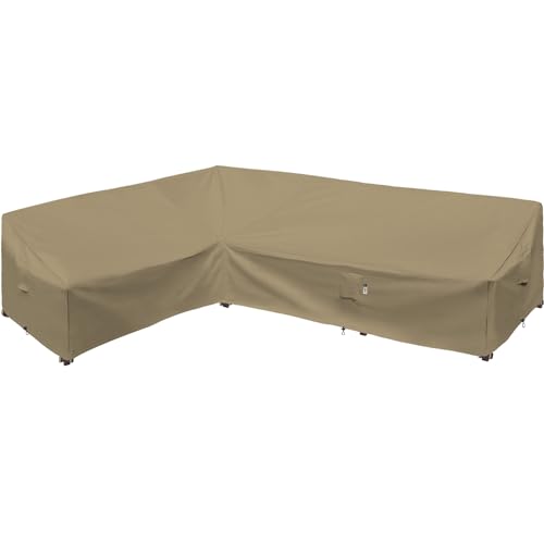 Patio Furniture Cover,Heavy Duty Outdoor Sectional Sofa Cover, 90"X120