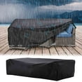 thumbnail image 1 of Patio Furniture Cover Waterproof 170cm X 94cm X 71cm Outdoor Sofa Chair Cover for Table Bench Set 210d Uv Resistant Fabric with Ventilation Universal Fit for Garden Courtyard Furniture Protection, 1 of 3