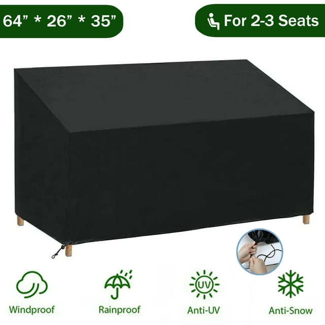 Patio Furniture Covers, 3Seater Patio Loveseat Cover,Dinosam Outdoor Furniture Cover Waterproof