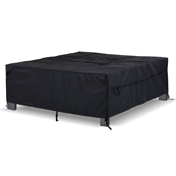 Patio Furniture Covers Zipper Design Heavy Duty Outdoor Furniture Covers Waterproof General Purpose Outdoor Table and Chairs Covers 600D