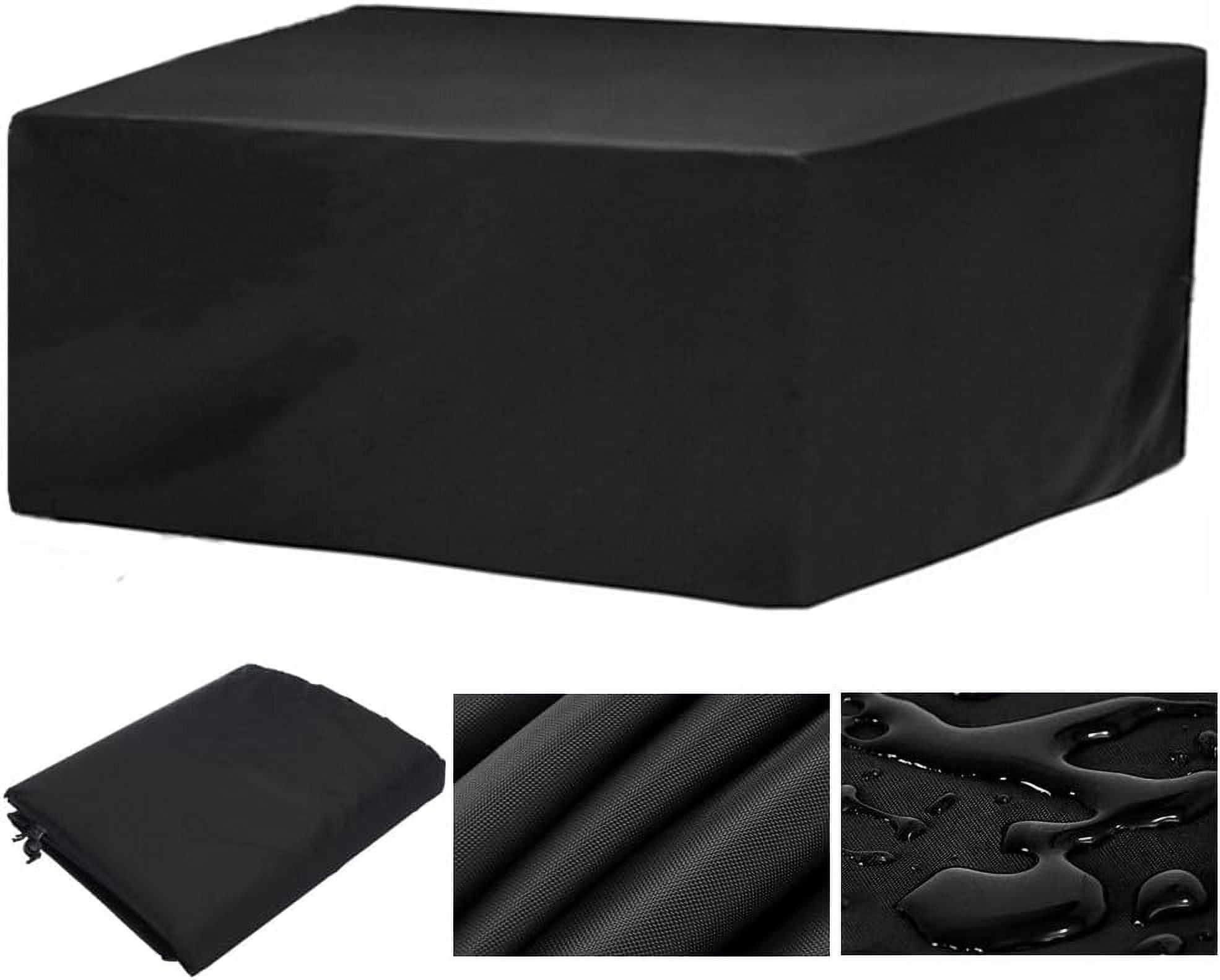Patio Furniture Covers, Outdoor Couch Cover Waterproof 130 x 84 x 28 Inch Outside Dining Set Cover Table and Chair Covers Heavy Duty, Durable Rectangular (130"L x 84"W x 28"H // 330x213x71cm)