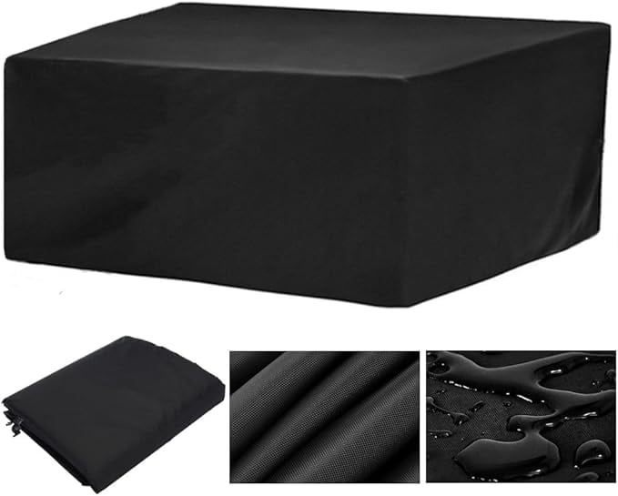 Patio Furniture Covers, Outdoor Couch Cover Waterproof 42 x 42 x 28 Inch Outside Dining Set Cover Table and Chair Covers Heavy Duty, Rectangular (42"L x 42"W x 28"H // 106x106x71cm)