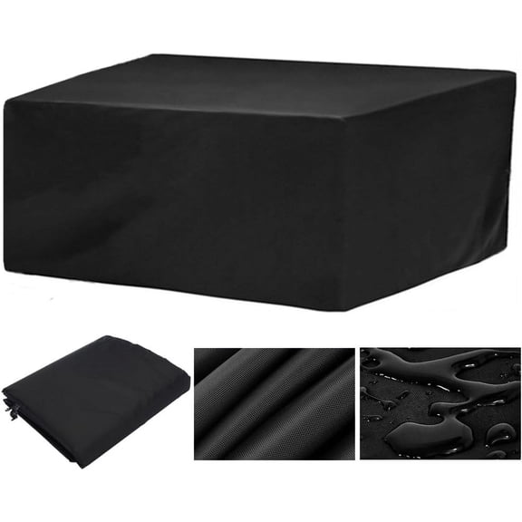 Patio Furniture Covers, Outdoor Couch Cover Waterproof 80 x 40 x 29 Inch Outside Dining Set Cover Table and Chair Covers Heavy Duty, Rectangular (80"L x 40"W x 29"H // 200x100x75cm)