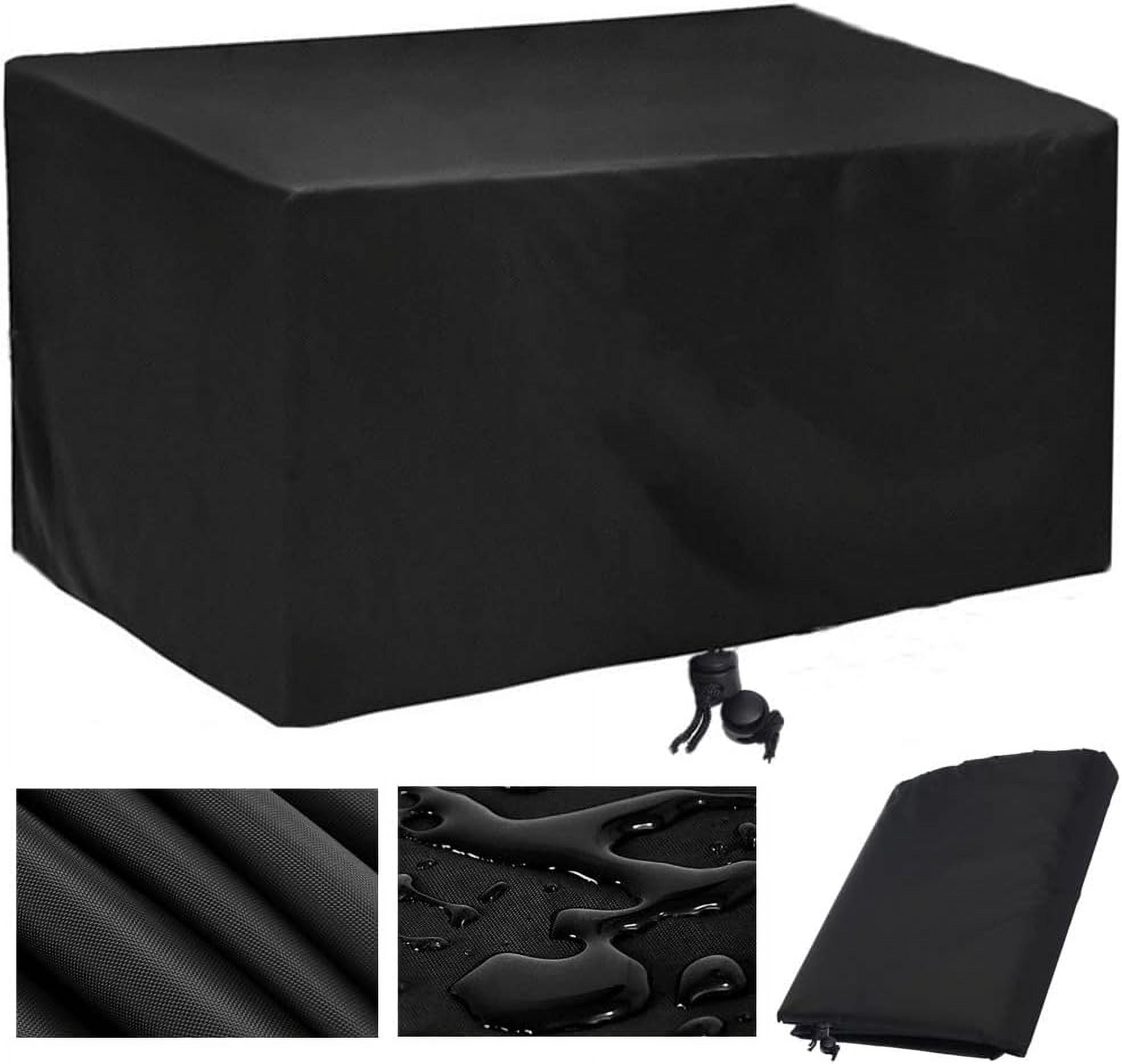 Patio Furniture Covers, Outdoor Furniture Cover Waterproof 102 x 48 x 30 Inch Outdoor Table Chair and Sofa Covers Heavy Duty for Rain, Dust Snow, Rectangular (260x120x75cm)