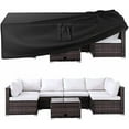 thumbnail image 1 of Patio Furniture Covers, Outdoor Furniture Cover Waterproof, General Purpose, Outside Table and Chair Covers, Heavy Duty 600D (108 Inch L x 82 Inch W x 27.9 Inch H), 1 of 6