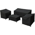 thumbnail image 1 of Patio Furniture Covers,Outdoor Furniture Cover Waterproof,Patio Furniture Set Covers for 4 Piece Outdoor Conversation Set,Patio Covers Set X-Large (Black), 1 of 16