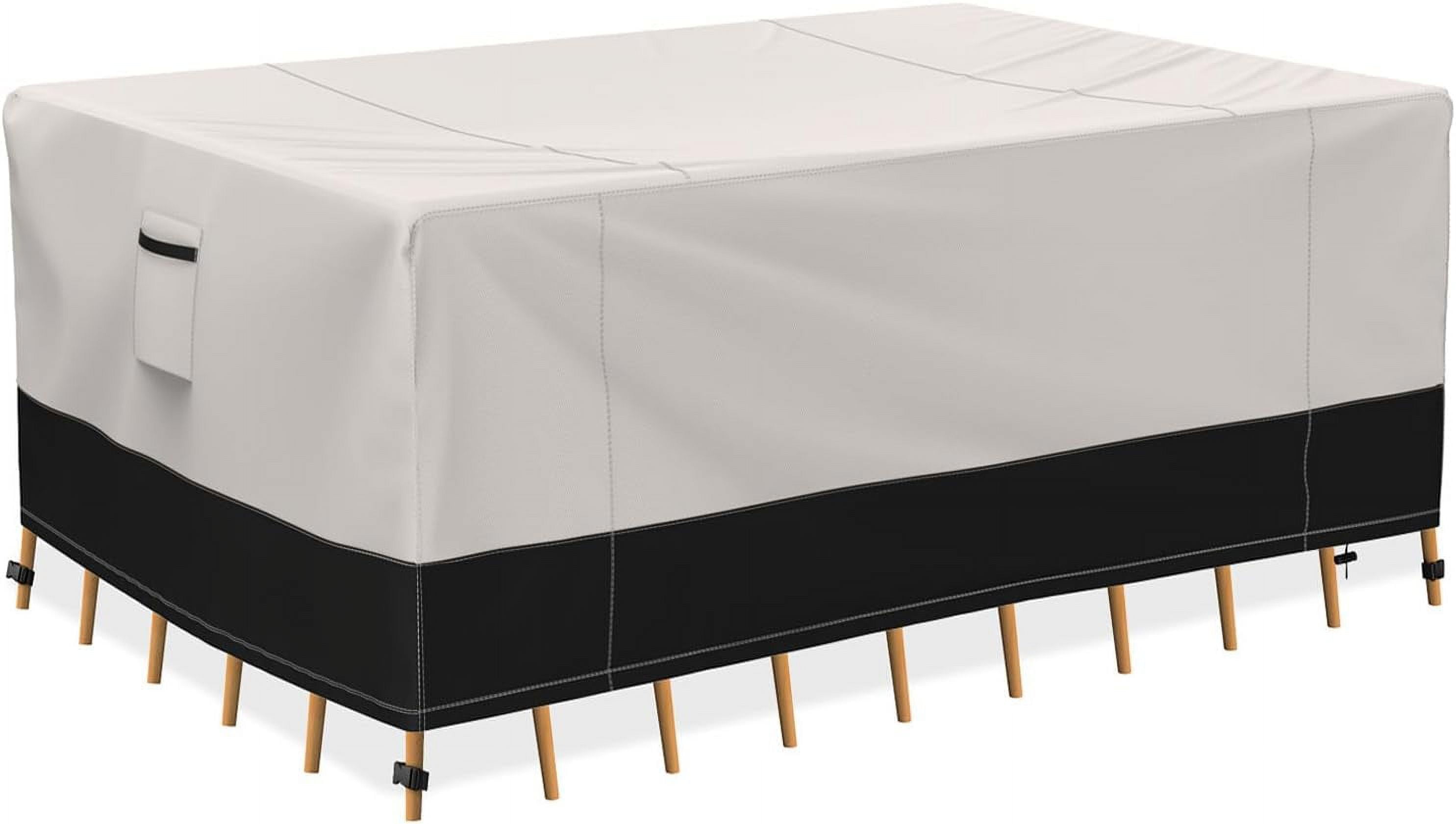 Patio Furniture Covers Waterproof 600D Heavy Duty Tear Resistant