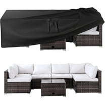 SwFoer Patio Furniture Covers Waterproof Outdoor Couch Sectional Sofa Set Cover 126in x 63in x 28in