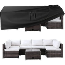 Patio Furniture Covers Waterproof Outdoor Couch Sectional Sofa Set Cover Rectangular Table Chairs Cover 126 inch L x 63 inch W x 28 inch