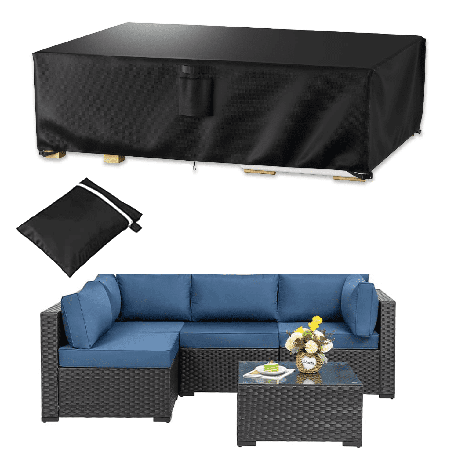 Patio Furniture Covers Waterproof, Outdoor Table and Chair Covers