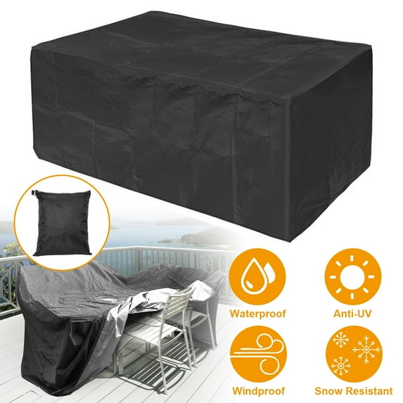 Patio Furniture Covers, Moclever Waterproof 210D Oxford Cloth, 98.42x98.42x.35.43in Outdoor Furniture Covers