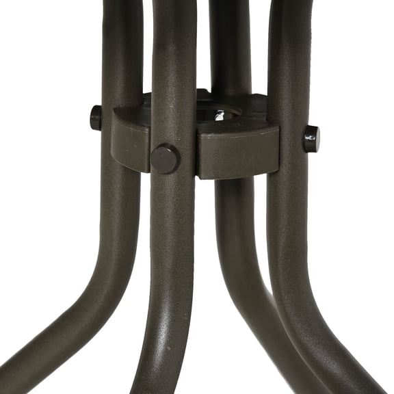 Patio Furniture Outsunny 3-Piece Outdoor Gliders Set Bistro Set with Steel Frame, Tempered Glass Top Table for Patio, Garden, Backyard, Lawn, Cream White,Patio Chairs